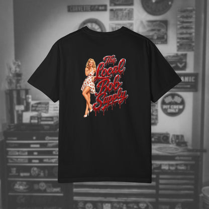 Retro Pin-Up — "The Local Bob Supply" Graphic Tee