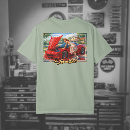 Red, White & Drip Z06 Pinup Tee