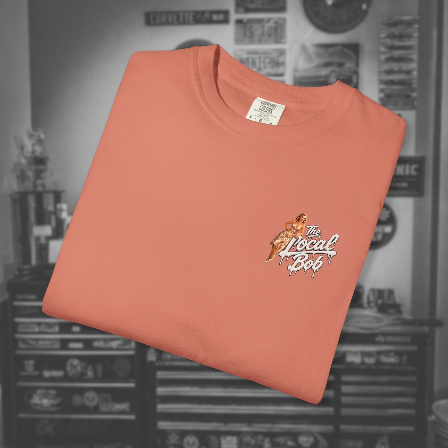 Camaro ZL1 Pinup Tee — 1950s Drip Art T-Shirt