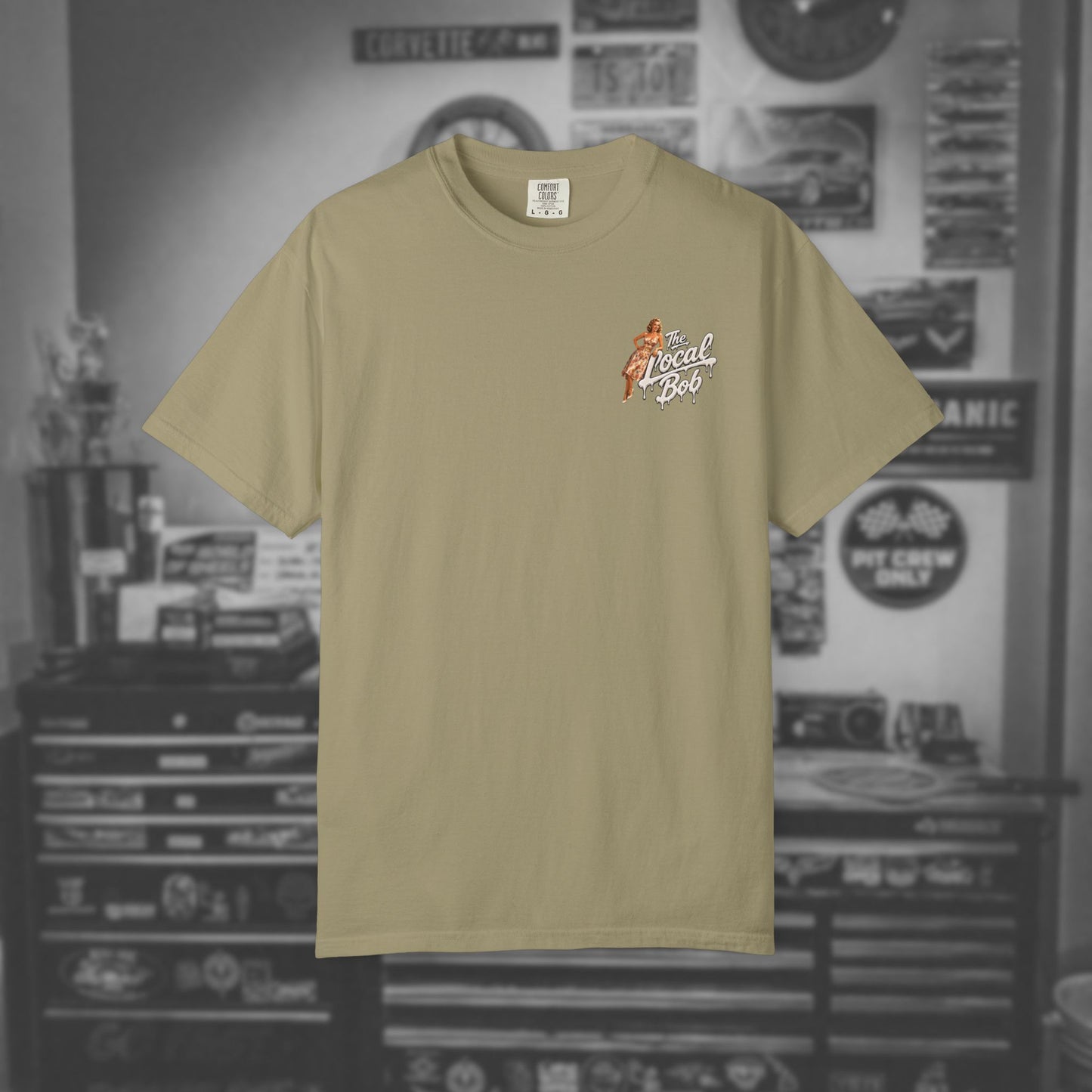 Camaro ZL1 Pinup Tee — 1950s Drip Art T-Shirt