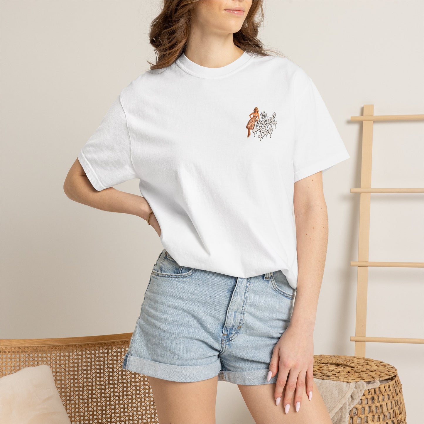 Camaro ZL1 Pinup Tee — 1950s Drip Art T-Shirt