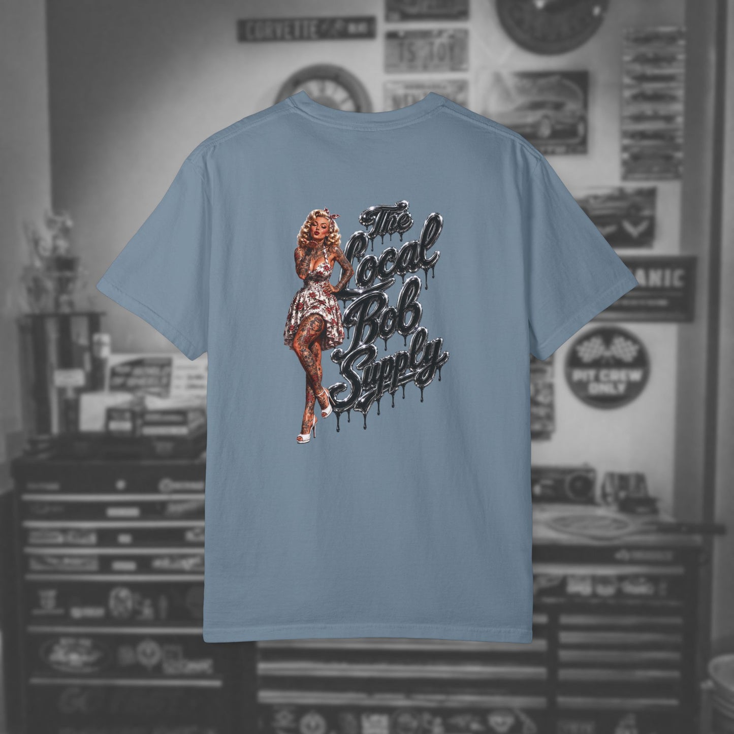 Retro Pinup 'The Local Bob Supply' Graphic Tee