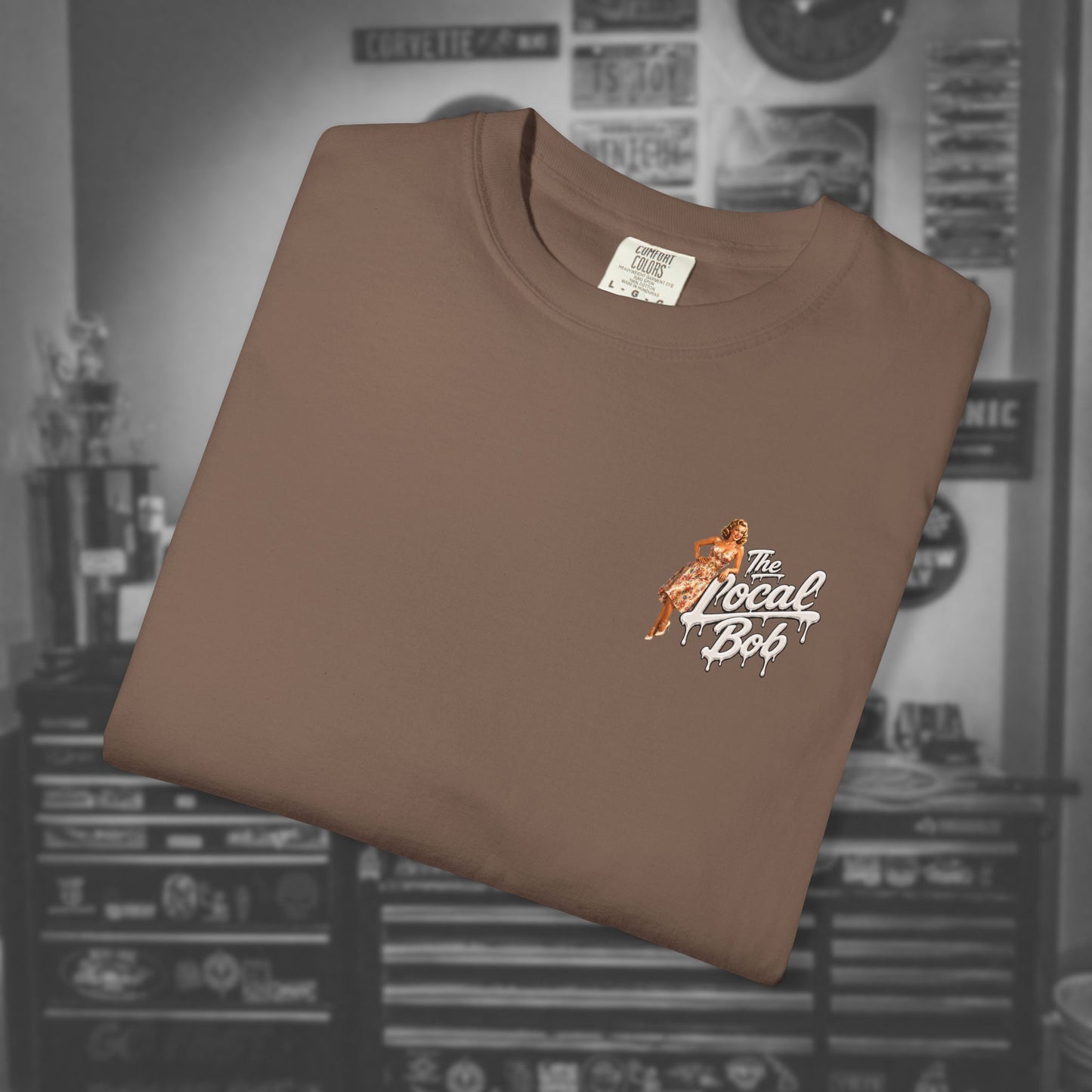 Camaro ZL1 Pinup Tee — 1950s Drip Art T-Shirt
