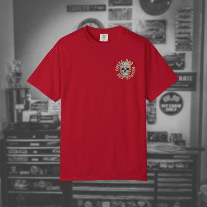 Lowrider Skull Tee — La Reina - Dia los Muertos Graphic T-Shirt