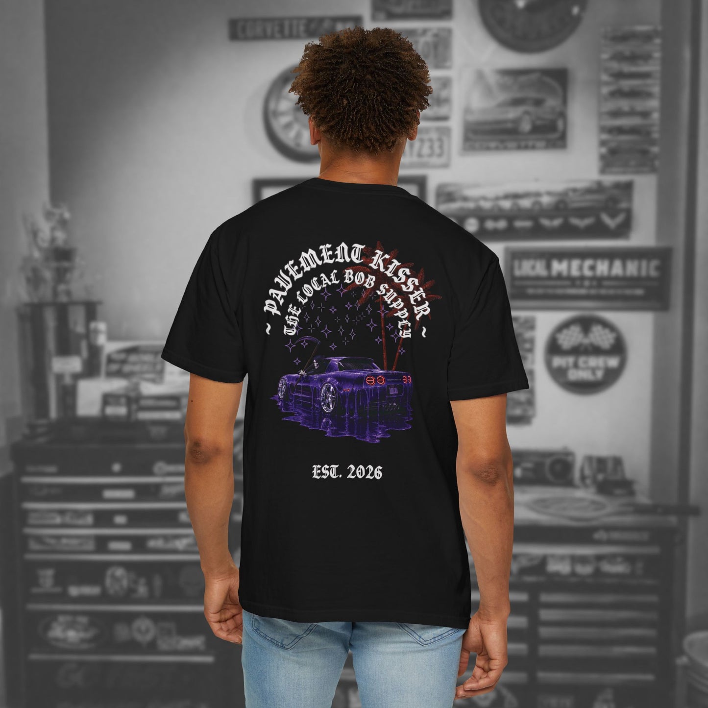 "Pavement Kisser" — Slammed Z06 Vintage Graphic Tee