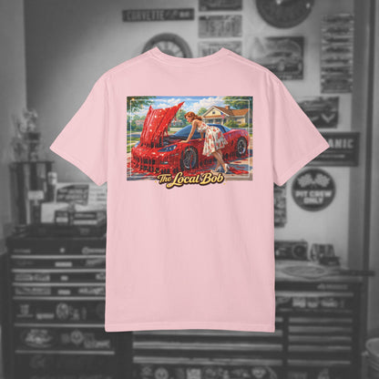 Red, White & Drip Z06 Pinup Tee