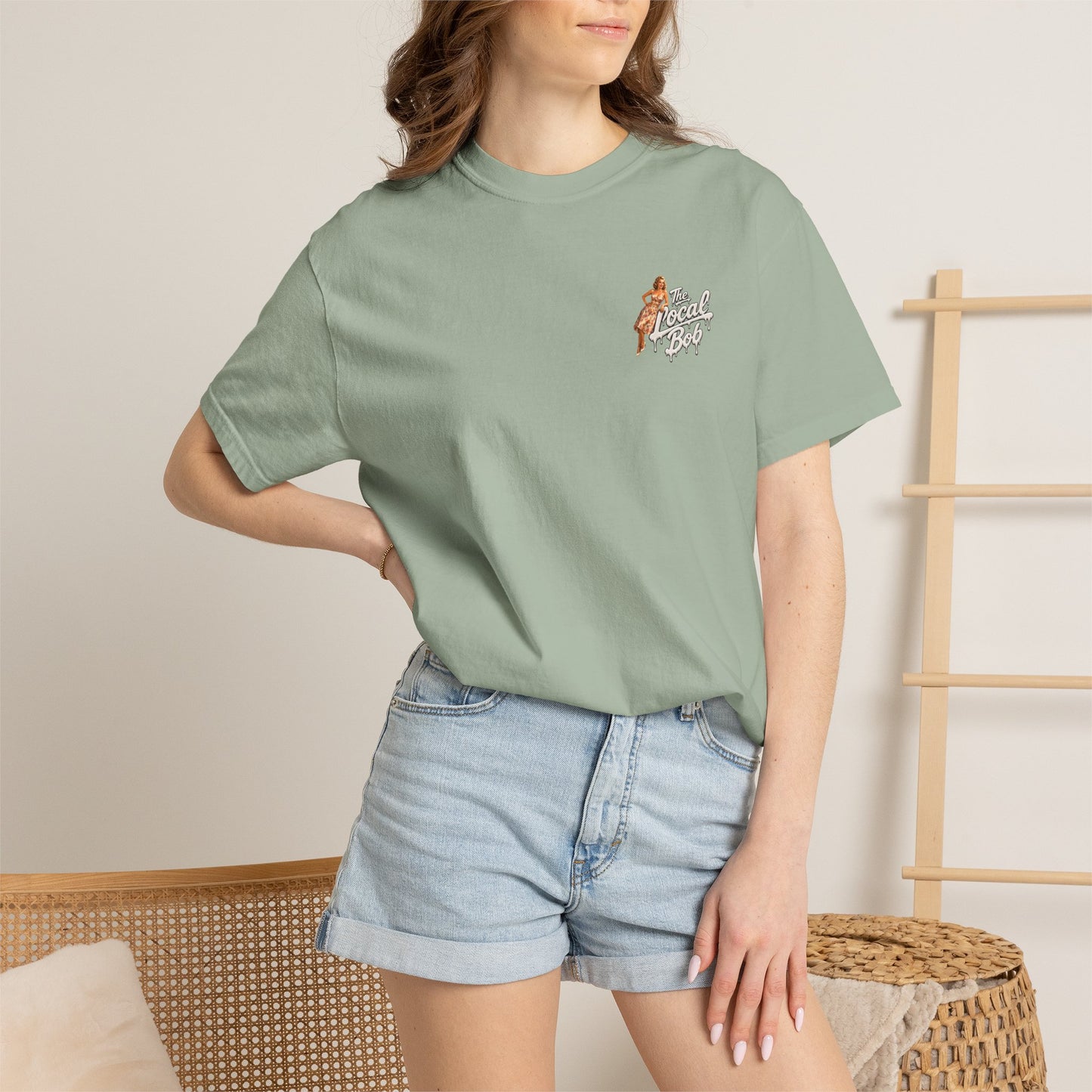 Camaro ZL1 Pinup Tee — 1950s Drip Art T-Shirt