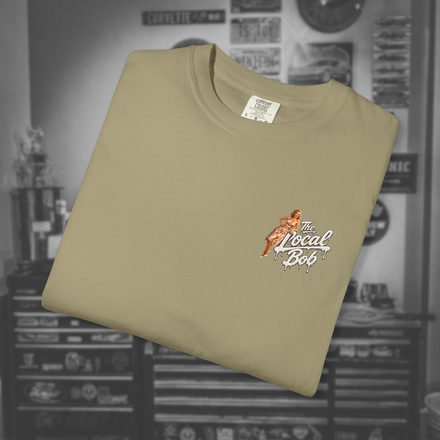 Camaro ZL1 Pinup Tee — 1950s Drip Art T-Shirt