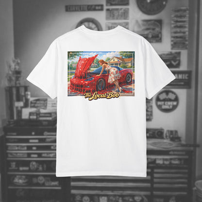 Red, White & Drip Z06 Pinup Tee