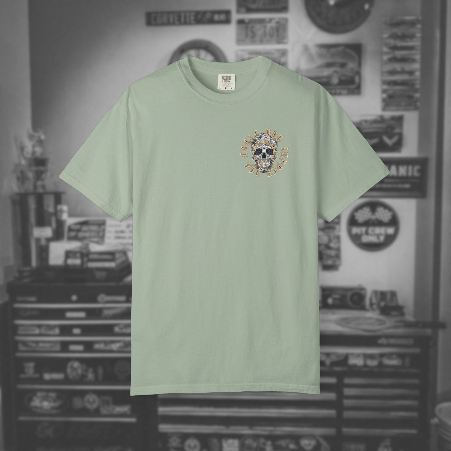 Puro Estilo Square Body Chevy T-Shirt — Día de Muertos Graphic Tee