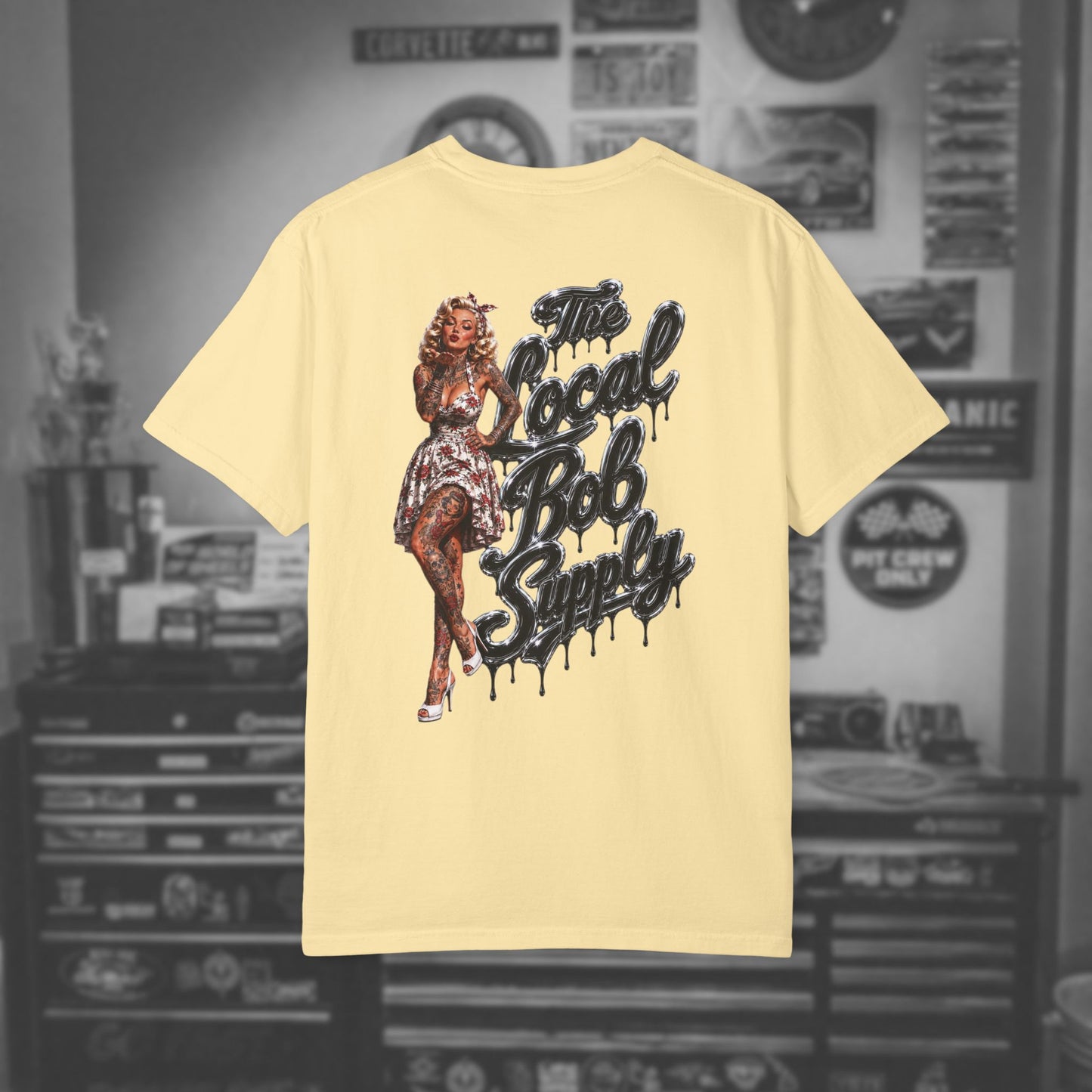 Retro Pinup 'The Local Bob Supply' Graphic Tee