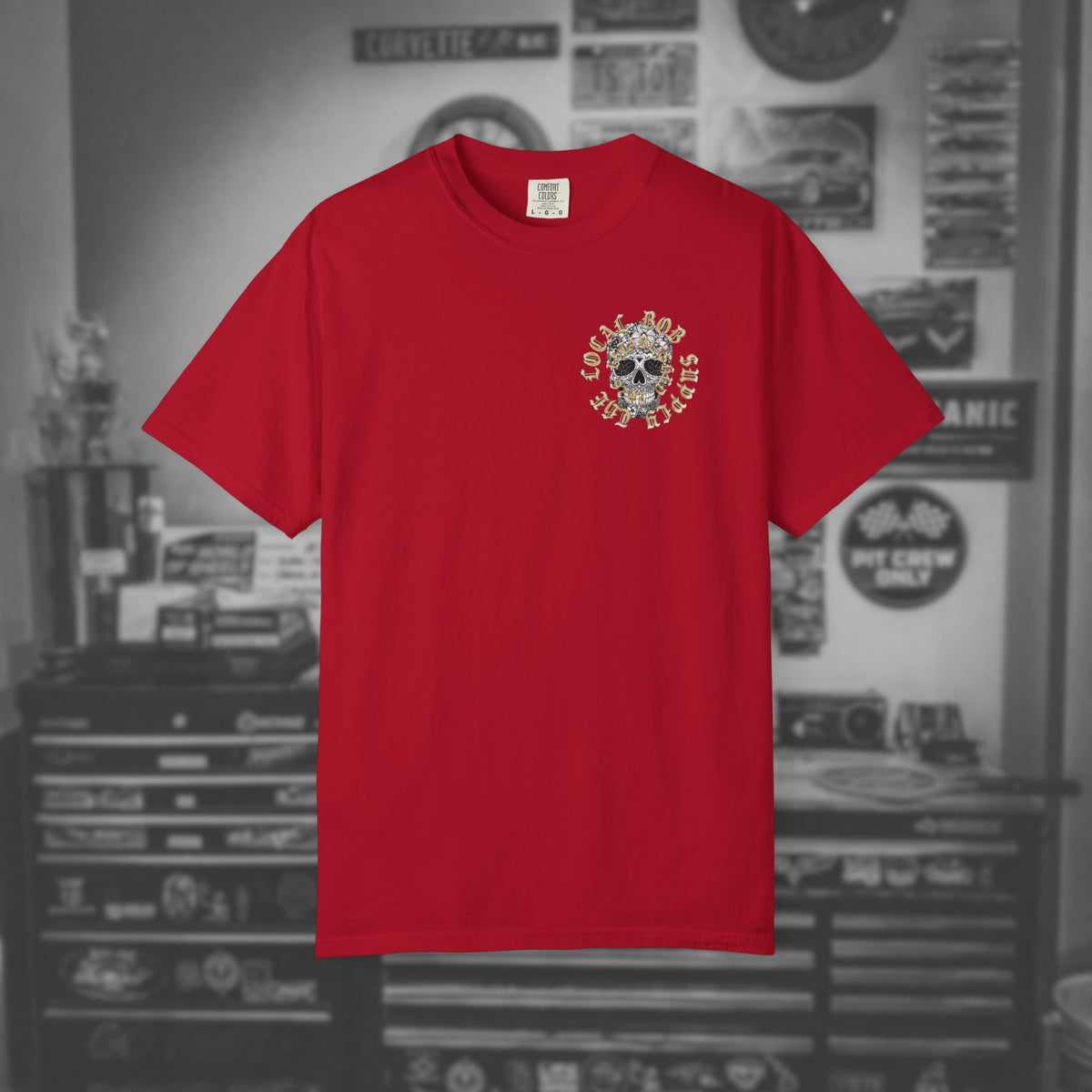 Puro Estilo Square Body Chevy T-Shirt — Día de Muertos Graphic Tee