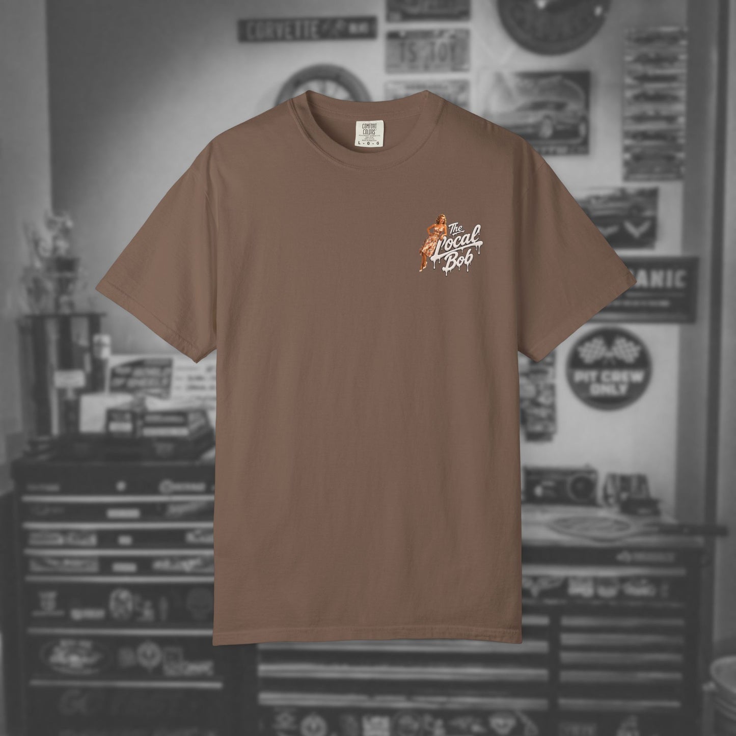 Camaro ZL1 Pinup Tee — 1950s Drip Art T-Shirt