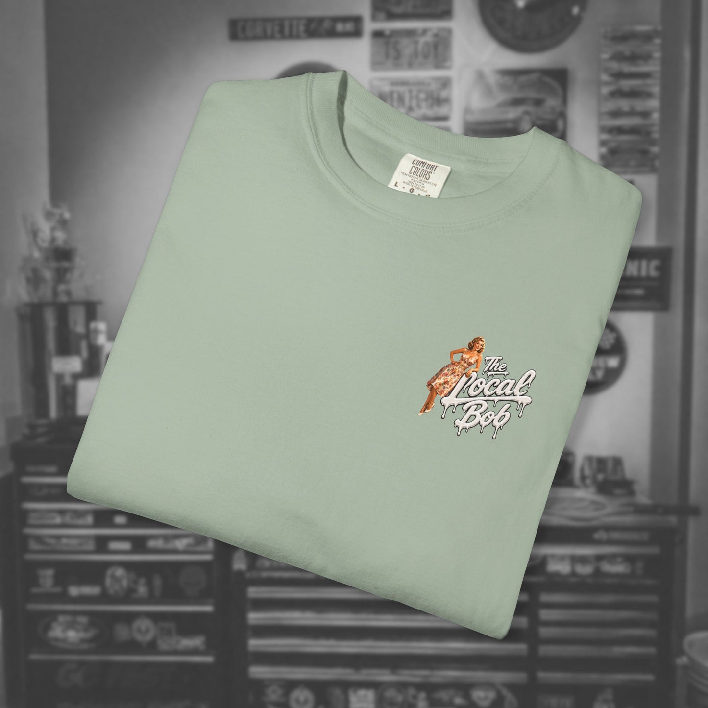 Camaro ZL1 Pinup Tee — 1950s Drip Art T-Shirt