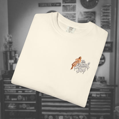 Camaro ZL1 Pinup Tee — 1950s Drip Art T-Shirt