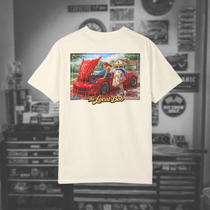 Red, White & Drip Z06 Pinup Tee