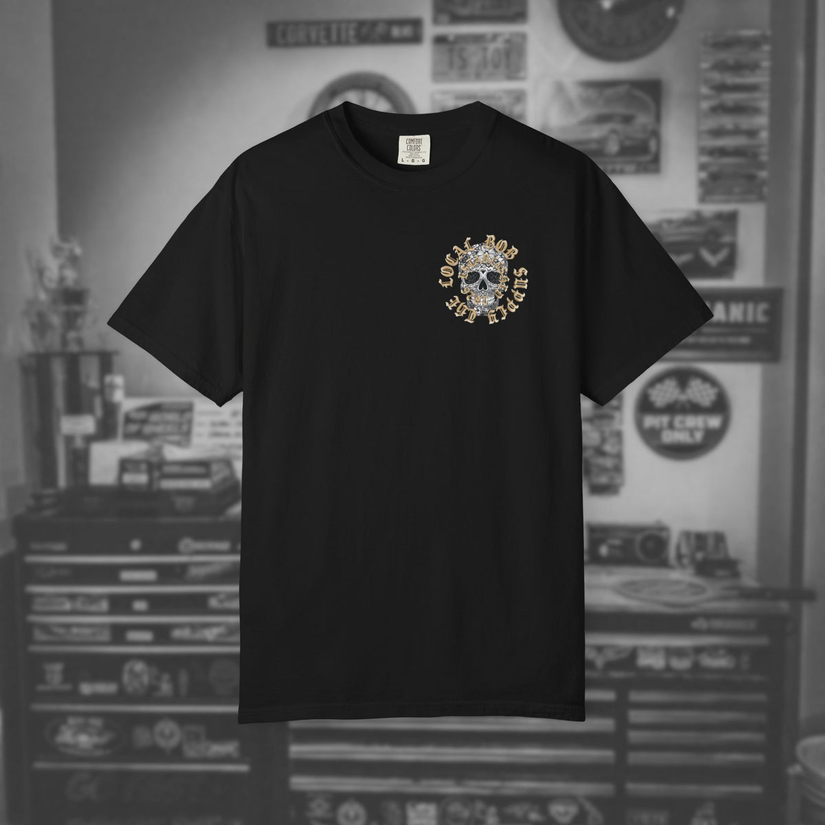 Puro Estilo Square Body Chevy T-Shirt — Día de Muertos Graphic Tee