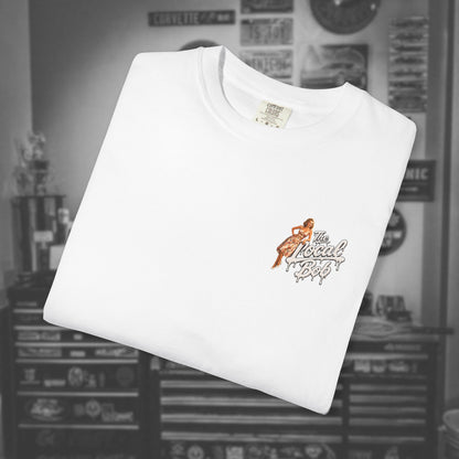 Camaro ZL1 Pinup Tee — 1950s Drip Art T-Shirt