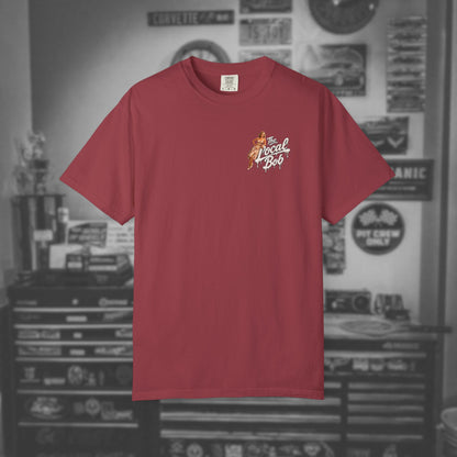 Challenger 1950s Retro Drip Pinup T-Shirt — Unhinged Automotive Art