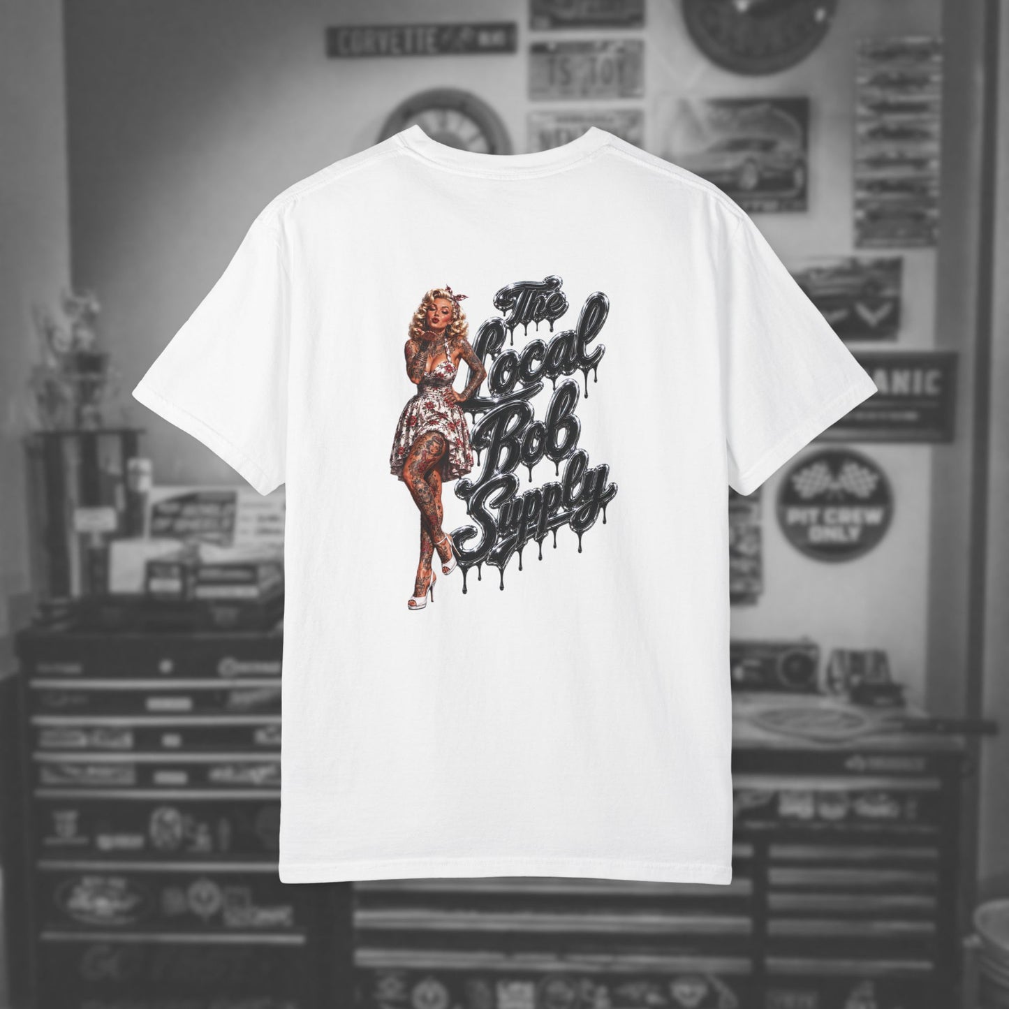 Retro Pinup 'The Local Bob Supply' Graphic Tee