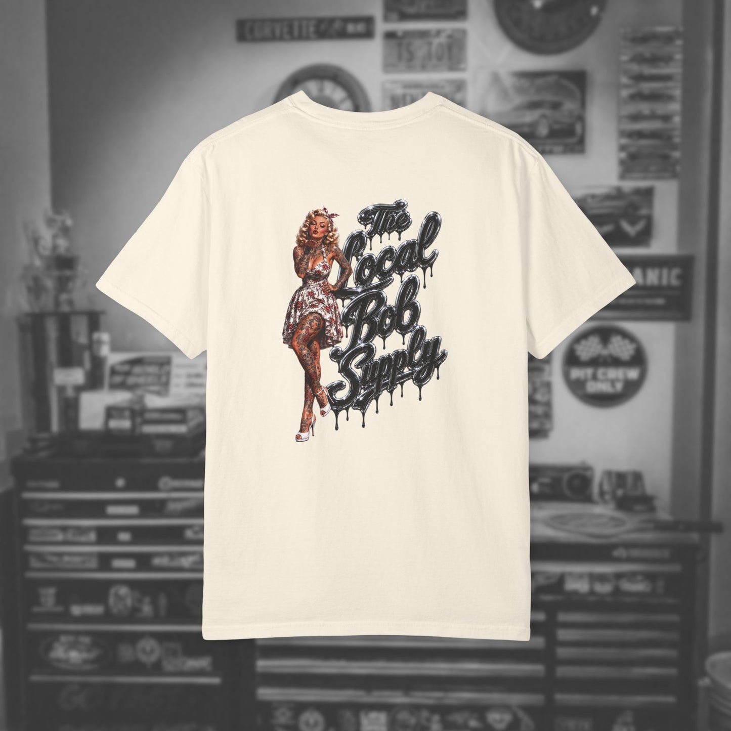 Retro Pinup 'The Local Bob Supply' Graphic Tee