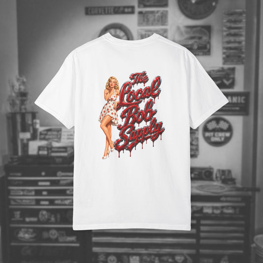 Retro Pin-Up — "The Local Bob Supply" Graphic Tee