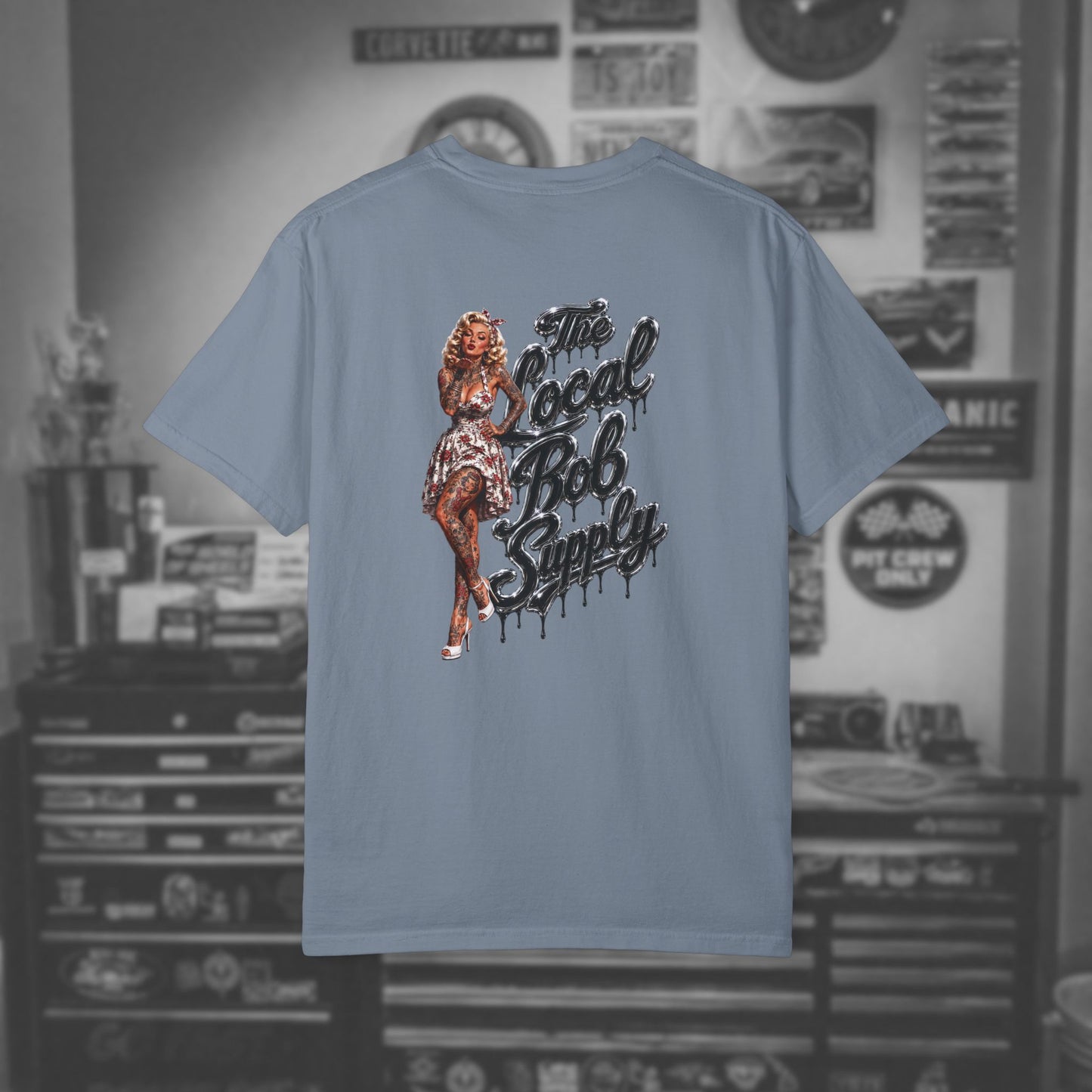 Retro Pinup 'The Local Bob Supply' Graphic Tee