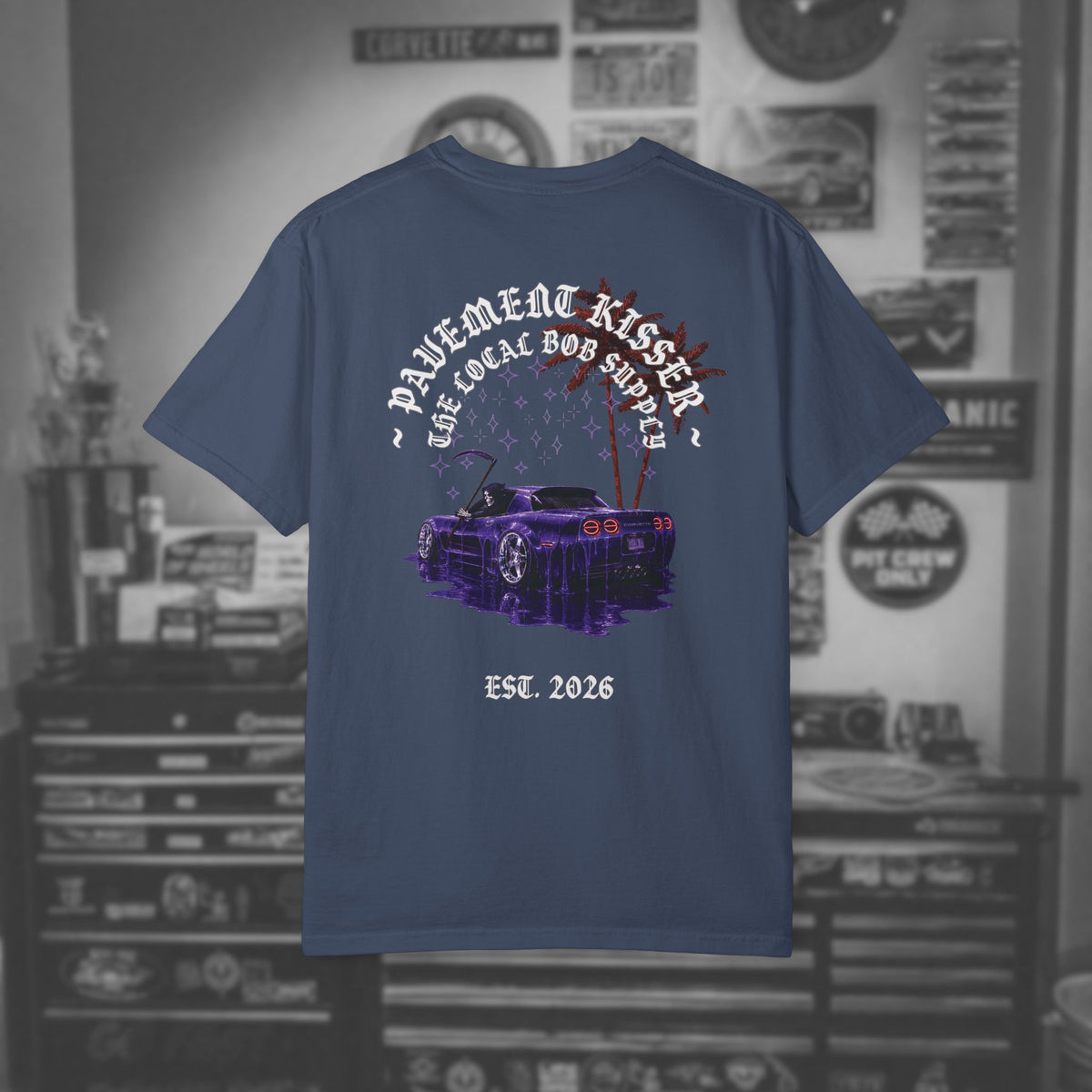 "Pavement Kisser" — Slammed Z06 Vintage Graphic Tee