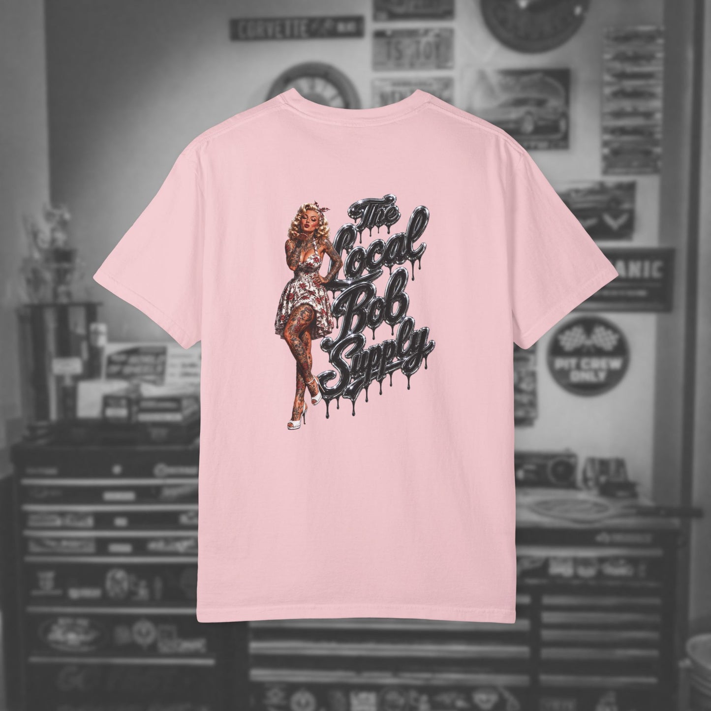 Retro Pinup 'The Local Bob Supply' Graphic Tee