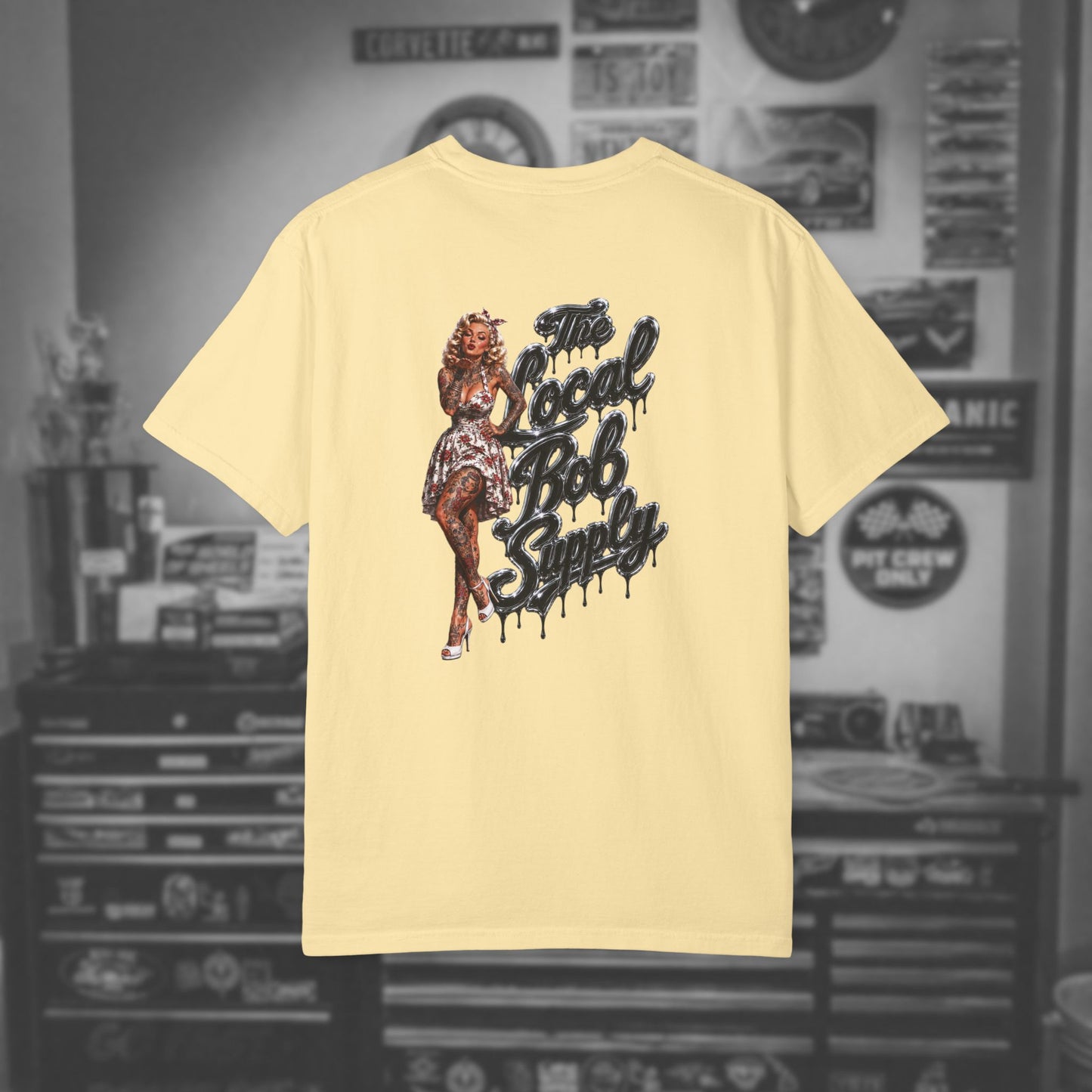 Retro Pinup 'The Local Bob Supply' Graphic Tee