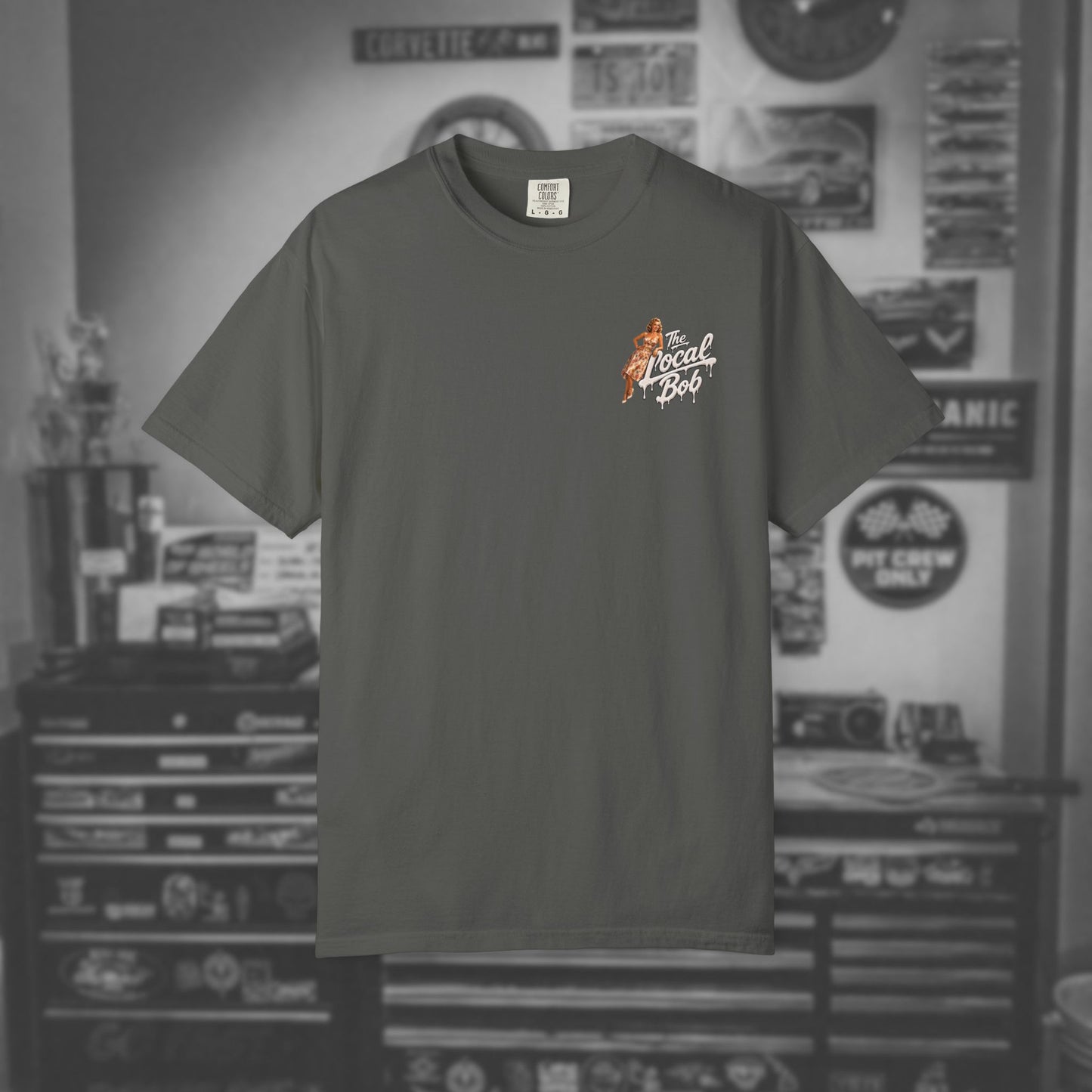 Camaro ZL1 Pinup Tee — 1950s Drip Art T-Shirt