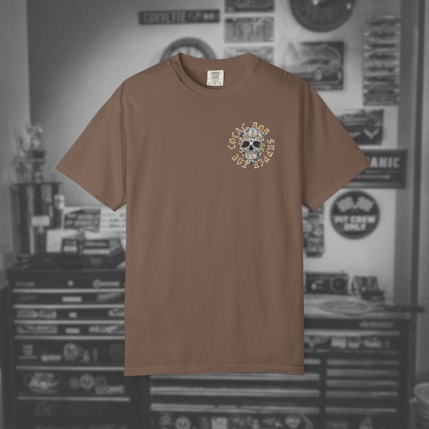 Puro Estilo Square Body Chevy T-Shirt — Día de Muertos Graphic Tee