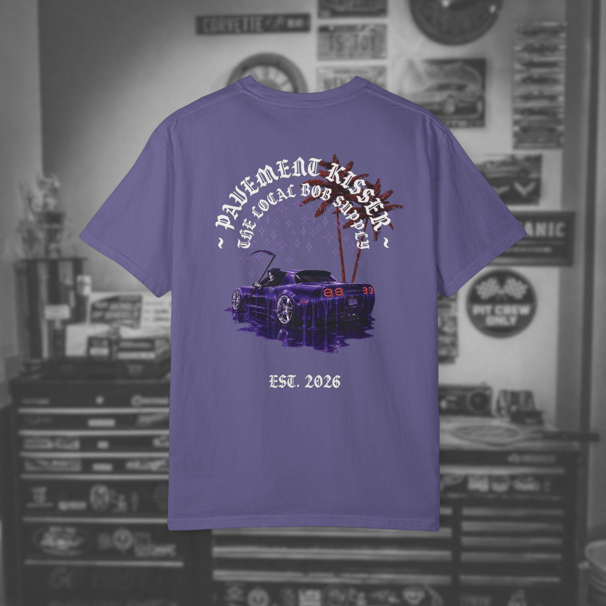 "Pavement Kisser" — Slammed Z06 Vintage Graphic Tee