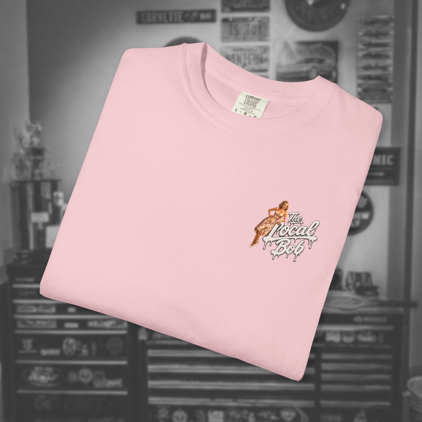 Camaro ZL1 Pinup Tee — 1950s Drip Art T-Shirt