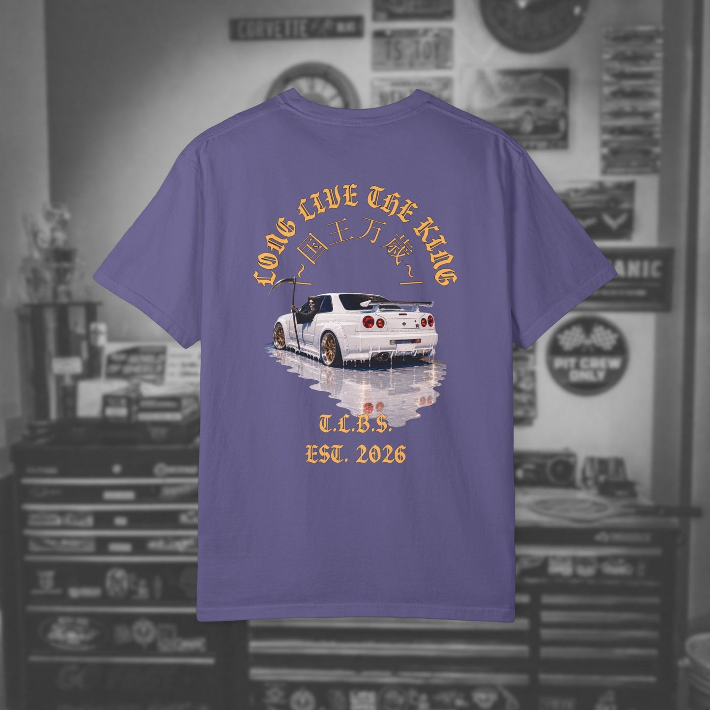 "The King" - R34 GTR x Reaper Graphic Tee